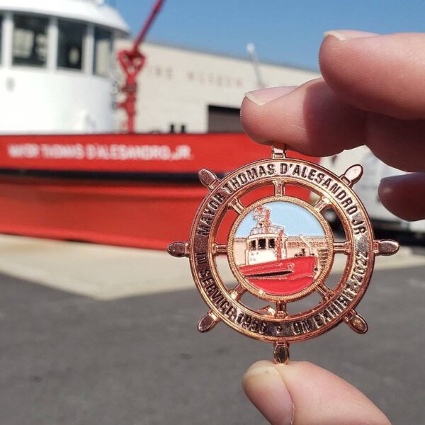 Fireboat "Tommy" Challenge Coins V2